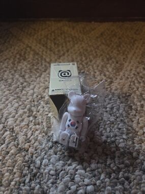Bearbrick White Korean Flag Bear Figure by Medicom Toy